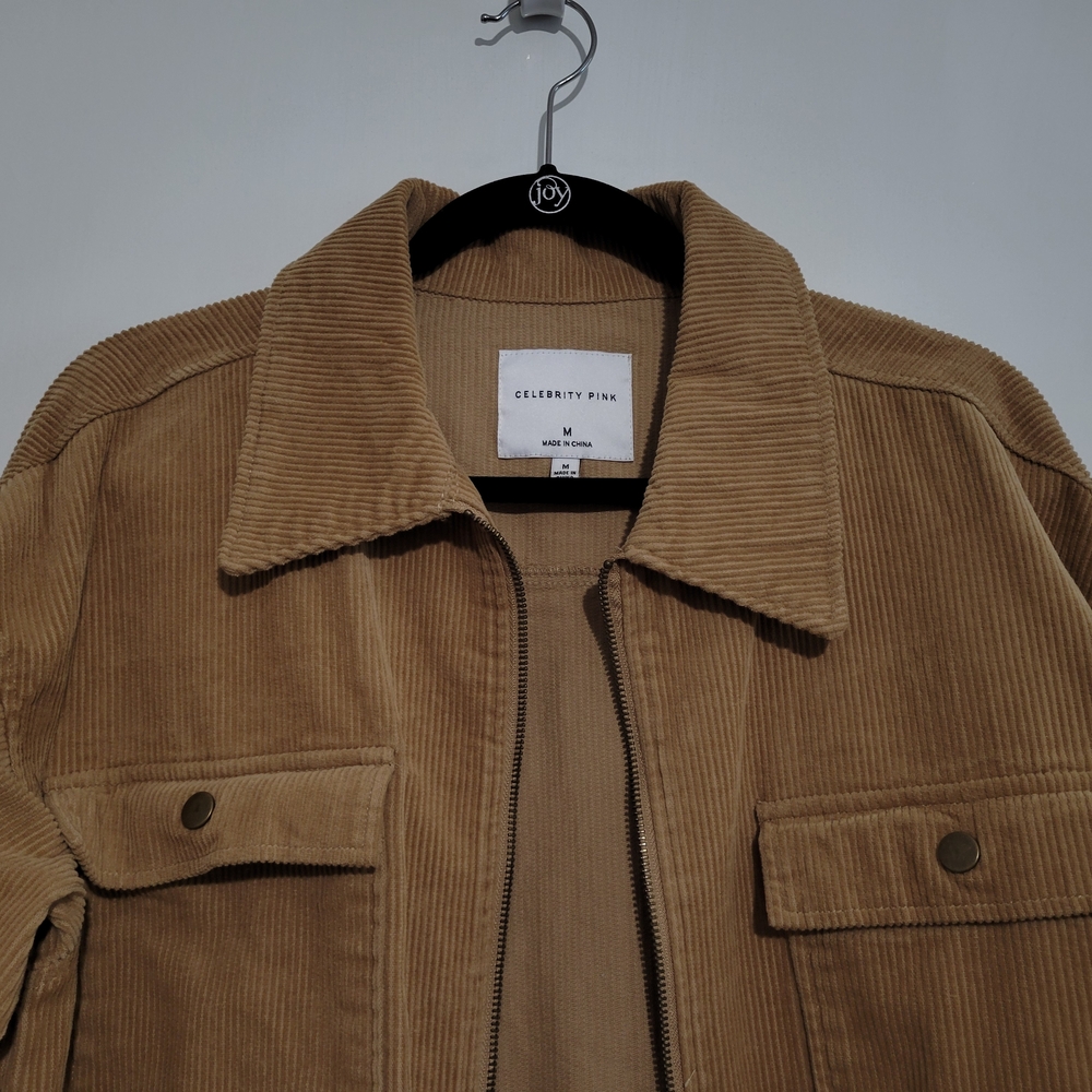 Celebrity Pink Tan Lightweight Corduroy Jacket